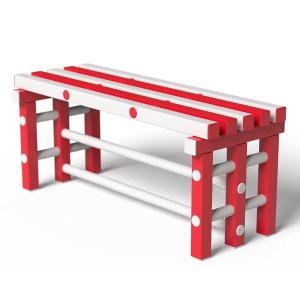 Купить Скамья для оснащения бассейна жесткий ПВХ 1000х420х450 мм в Вологде 