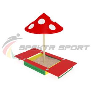 Купить Песочница с крышкой и грибком ИО 512 в Вологде 