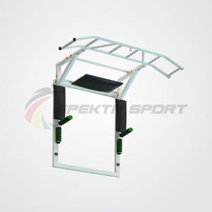 Купить Турник-брусья-пресс на раме Прометей разборный с доп. хватами цв. белый в Вологде 