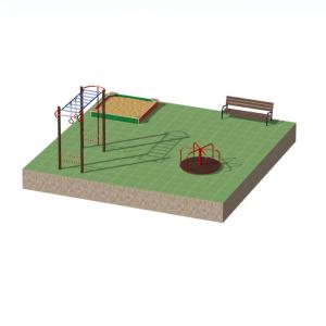 Купить Детская игровая площадка Домашняя №1 в Вологде 