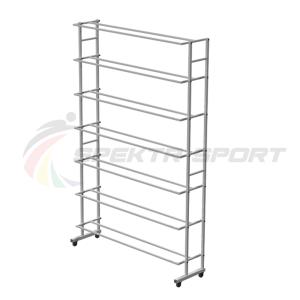 Купить Стеллаж для мячей мобильный односторонний шир. 1320 мм SP ХИ-М1_25 в Вологде 