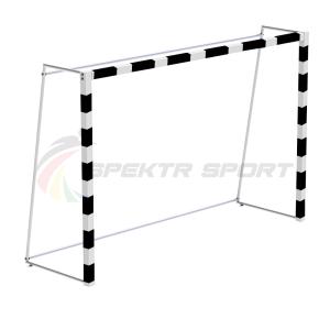 Купить Ворота мини-футбольные без сетки 2х3х1 м. профиль 80х80 с закладными (добров. сертификат) в Вологде 