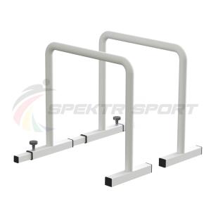 Купить Брусья напольные хайлетсы Spektr Sport цв. белый в Вологде 