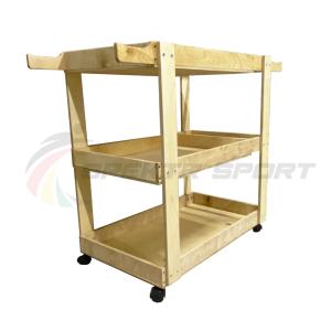 Купить Тележка деревянная для спортинвентаря на колесах в Вологде 