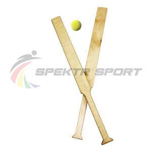 Купить Набор бита для лапты (две биты + один мяч) в чехле в Вологде 