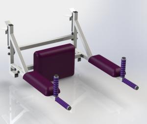 Купить Брусья-пресс и подставка под штангу Джет 4 цв. белый в Вологде 