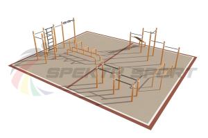 Купить Площадка уличная для воркаут Дворовая 1_76mm в Вологде 