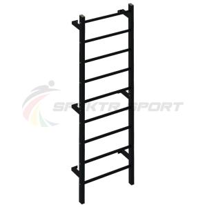 Купить Шведская стенка метал. с прорез. перекладинами Джет 1П цв. черный в Вологде 