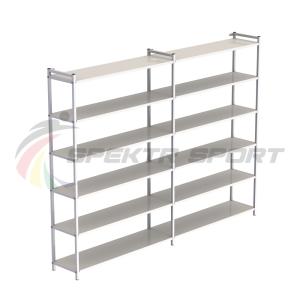 Купить Стеллаж для хранения инвентаря открытый (полки металл) 1900*2500*350 мм в Вологде 