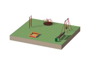 Купить Детская игровая площадка Домашняя №10 в Вологде 