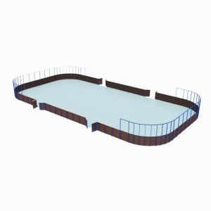 Купить Хоккейная коробка с заградительной сеткой по заднему радиусу СО 07-1001 в Вологде 