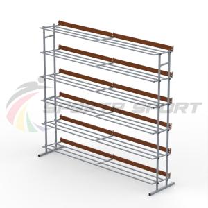 Купить Стеллаж для лыжных ботинок (на 50 пар) разборный в Вологде 