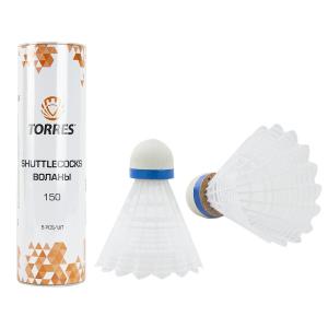 Купить Воланы для бадминтона Torres 150 (нейлон) BD20108 в Вологде 