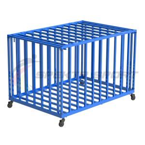 Купить Корзина для хранения мячей передвижная металлическая (стенки - мет. профиль) Разборная в Вологде 